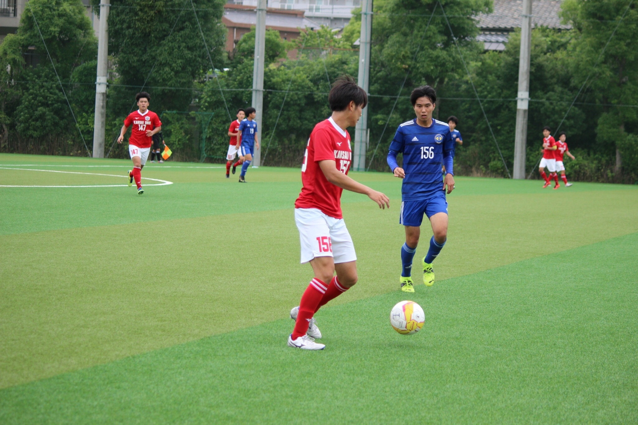 試合中